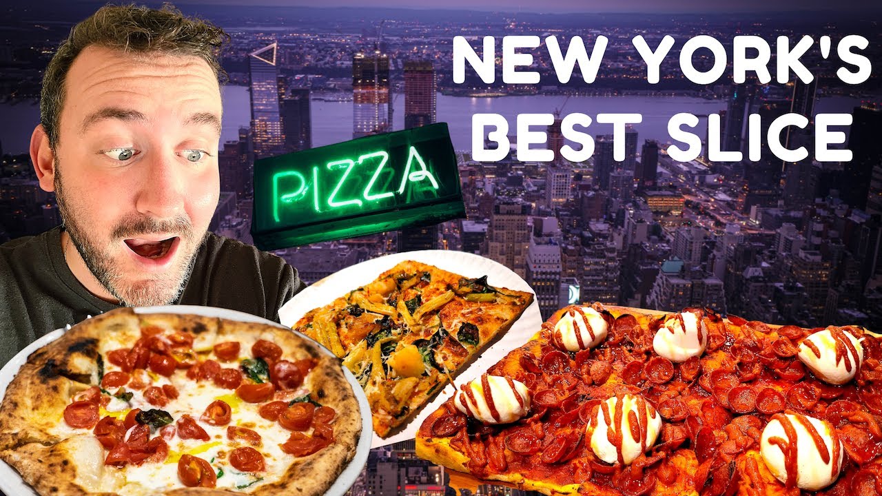 Who Has The BEST Pizza Slice In NY - 13 Slices In 12 Hours!! 🍕