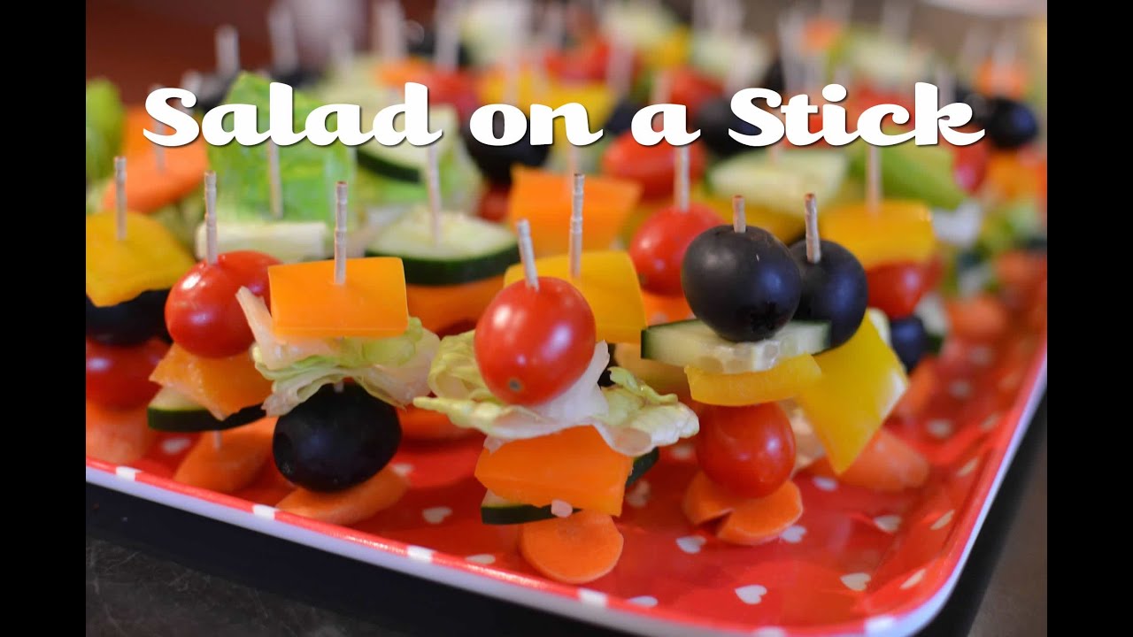 Salad On a Stick | Cook With Amber