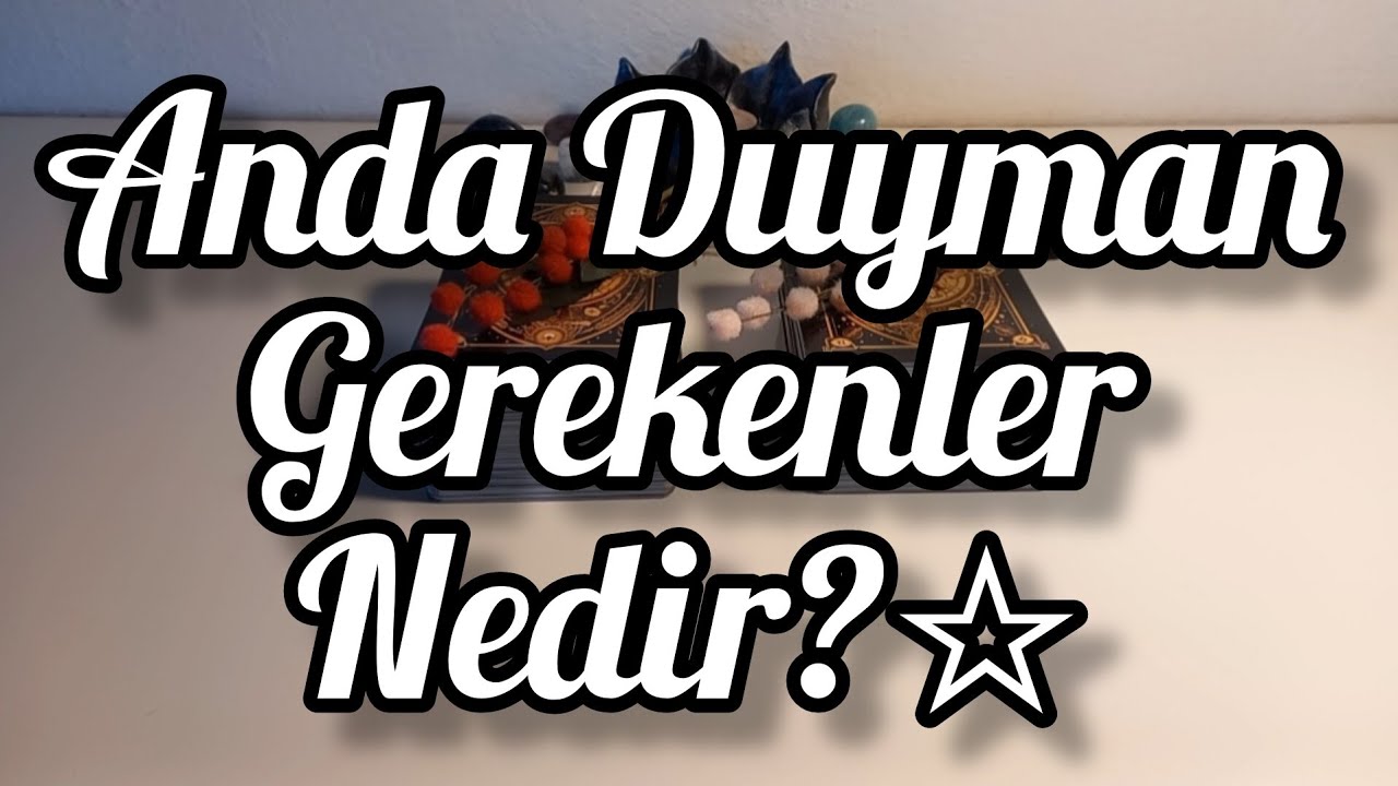 An'da Neyi Duyman Gerekiyor?🎵Zamansız Okuma. Bir Deste Seç!🤍