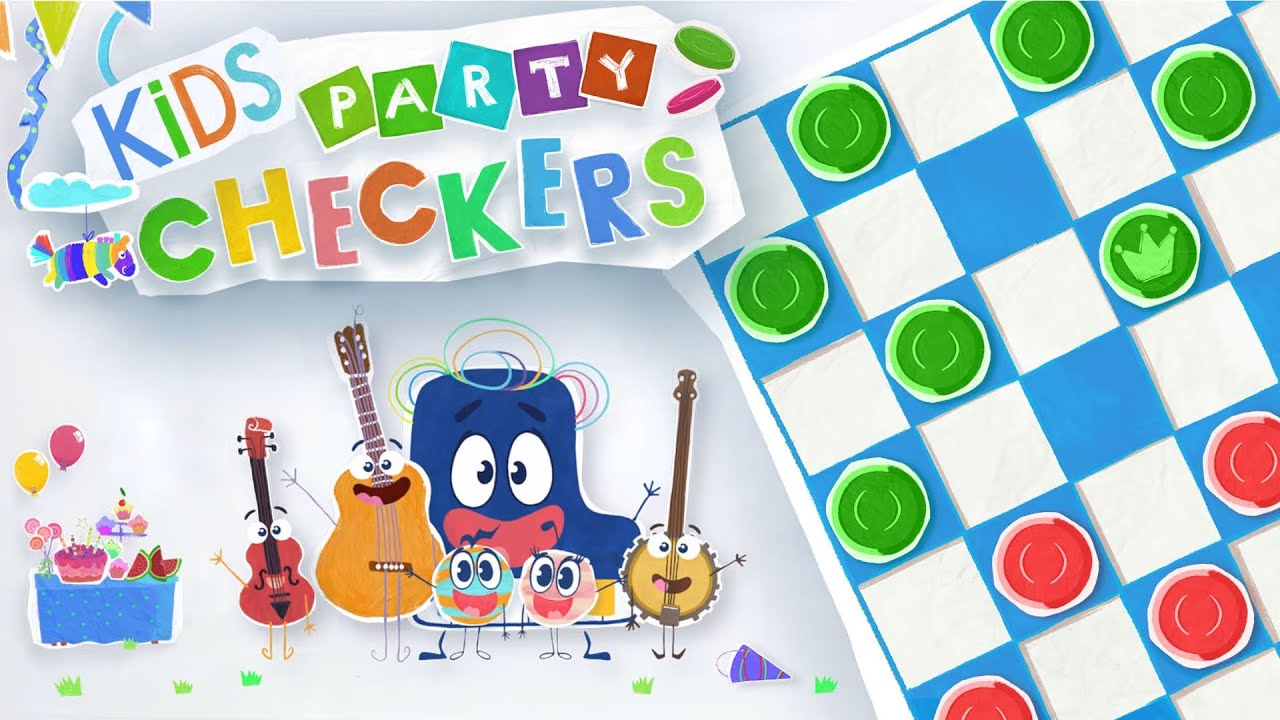 Kids Party Checkers | Trailer (Nintendo Switch)