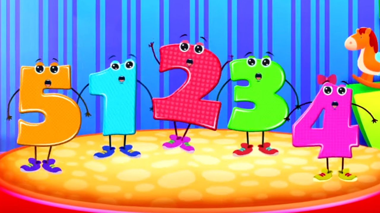 Five Little Numbers, Learn 123 and Counting Songs for Kids