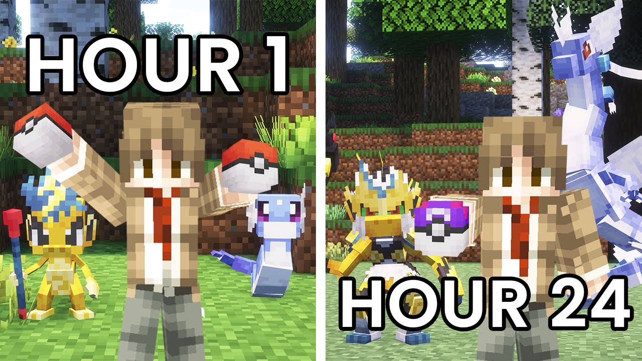 I Spent 24 Hours on the MOST POPULAR Cobblemon Server