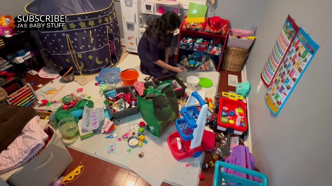 Cleaning kids toys room, sorting toys, #cleaningvlog  #cleanwithme #cleaningmotivation #organizing