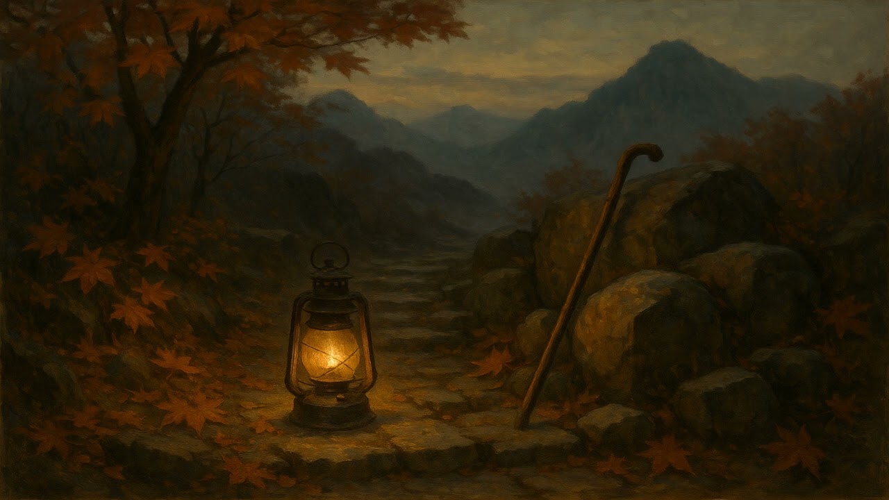 Arirang 🕯️ a lantern on the mountain path | Dark Academia