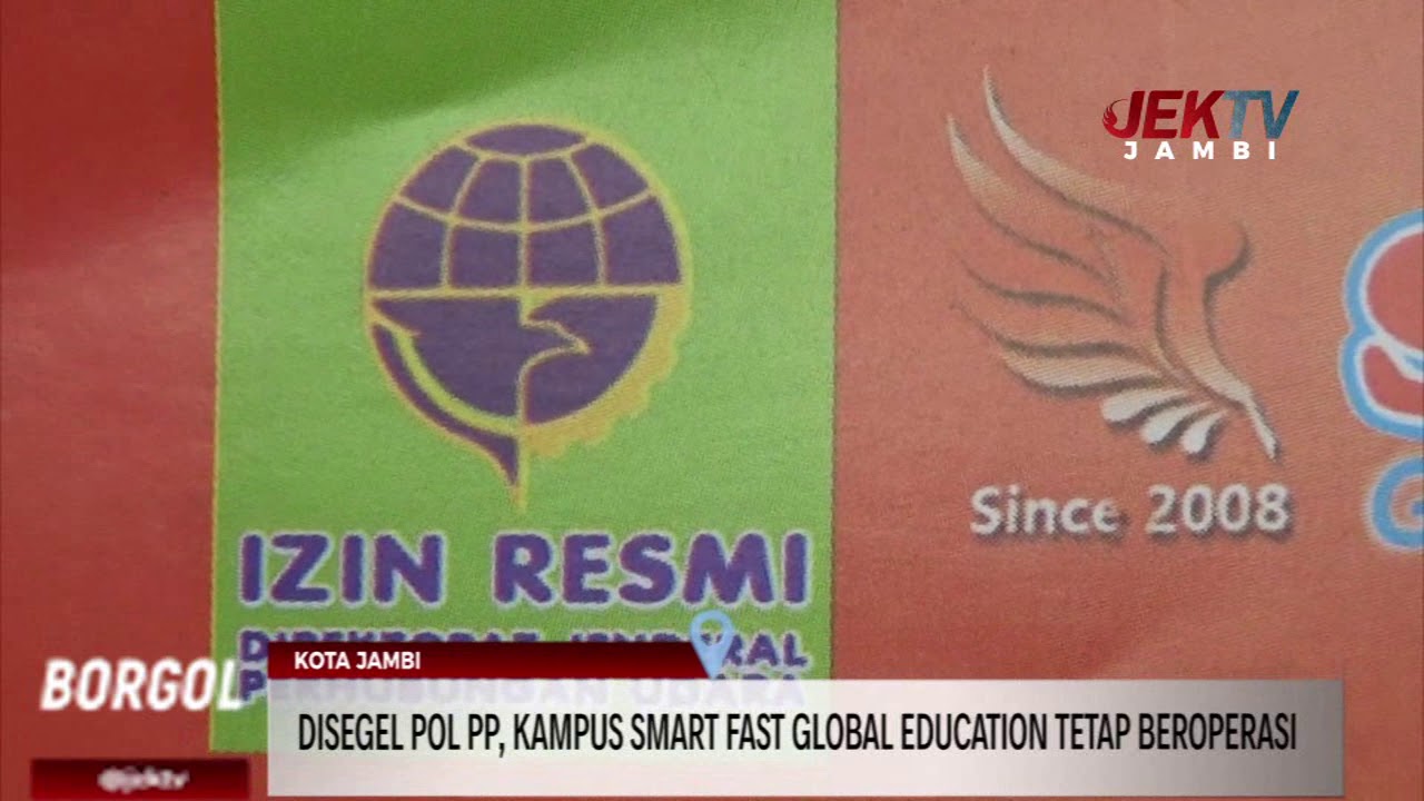 DISEGEL POL PP, KAMPUS SMART FAST GLOBAL EDUCATION TETAP BEROPERASI