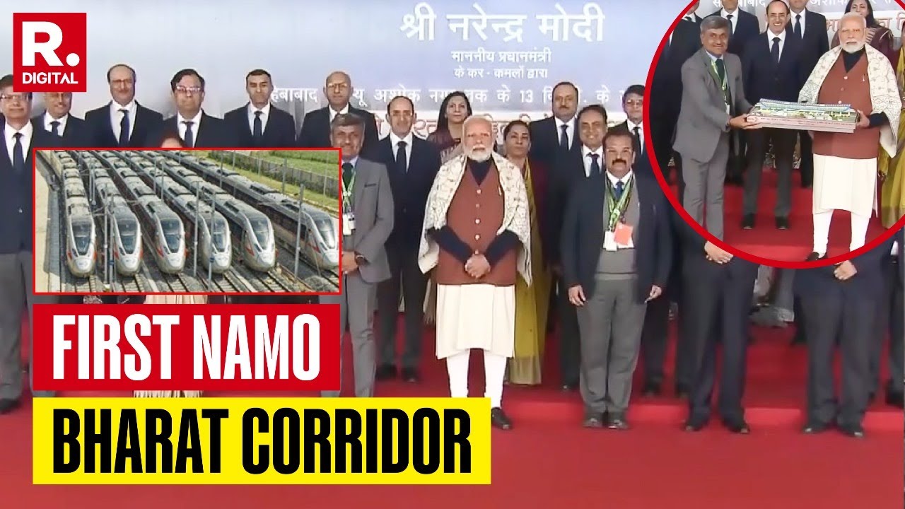 PM Modi Inaugurates 13-Km Delhi Section Of Namo Bharat Corridor