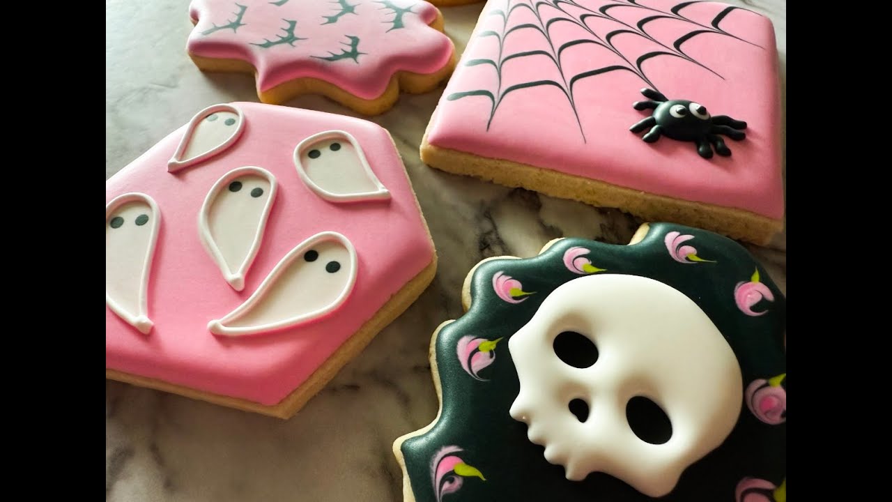 Wet on Wet Halloween Cookies!