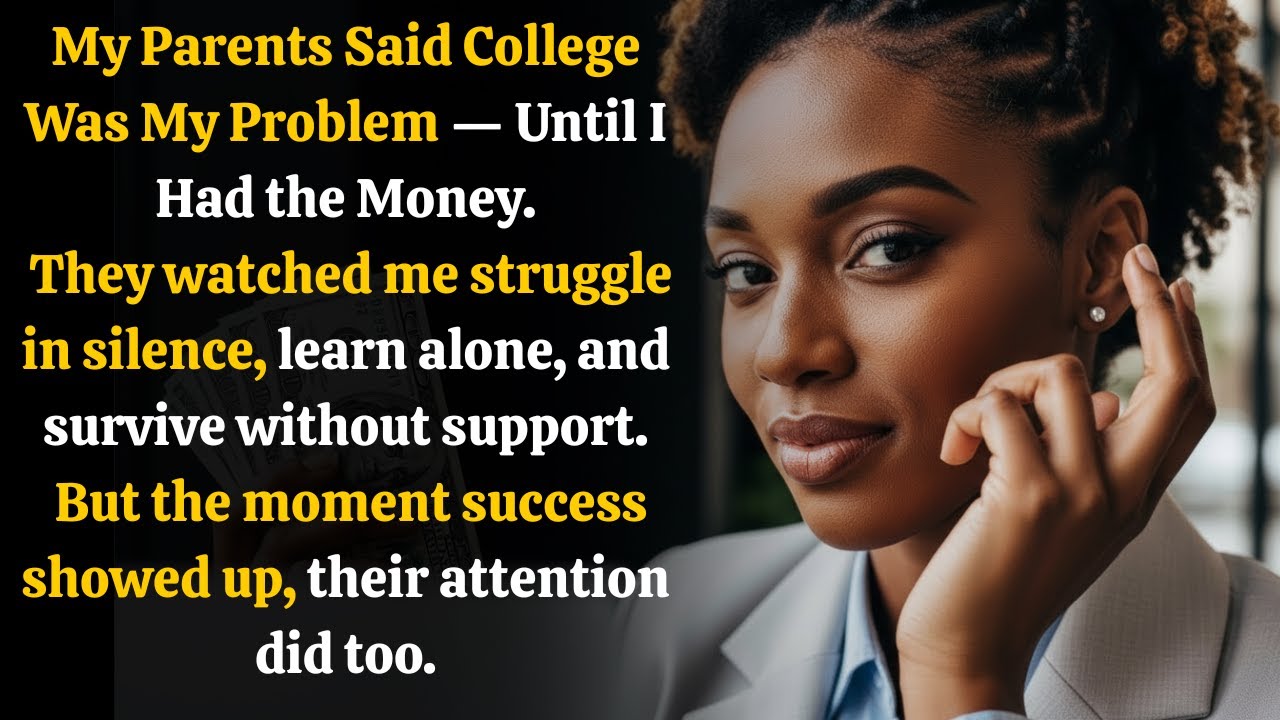 My Parents Said College Was My Problem — Until I Had the Money
