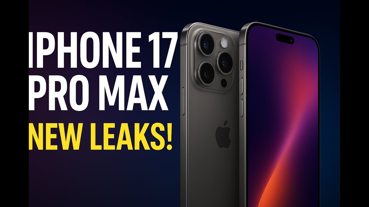 iPhone 17 Pro Max &ndash; NEW Leaks, Stunning Redesign & Powerful AI Upgrades! (Full Concept Review)