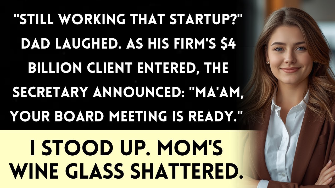 During Family Dinner, Dad Called Me A Nobody—Until His Law Firm's Biggest Client Walked In