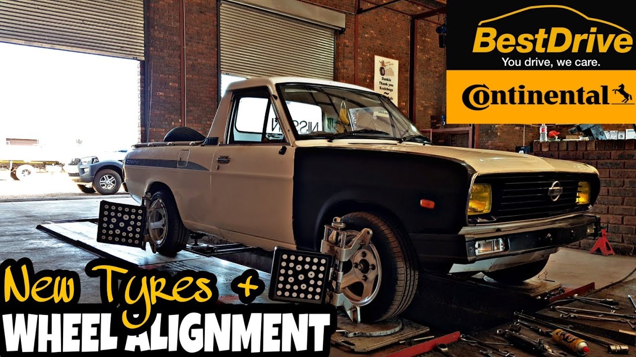 Nissan 1400 / New Tyres + Wheel Alignment