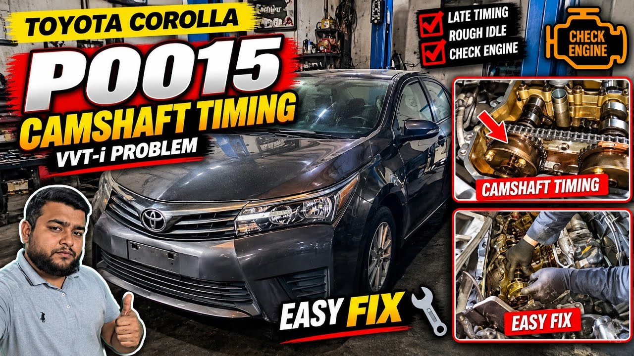 P0015 Code  | VVT-i Problem & Easy Fix