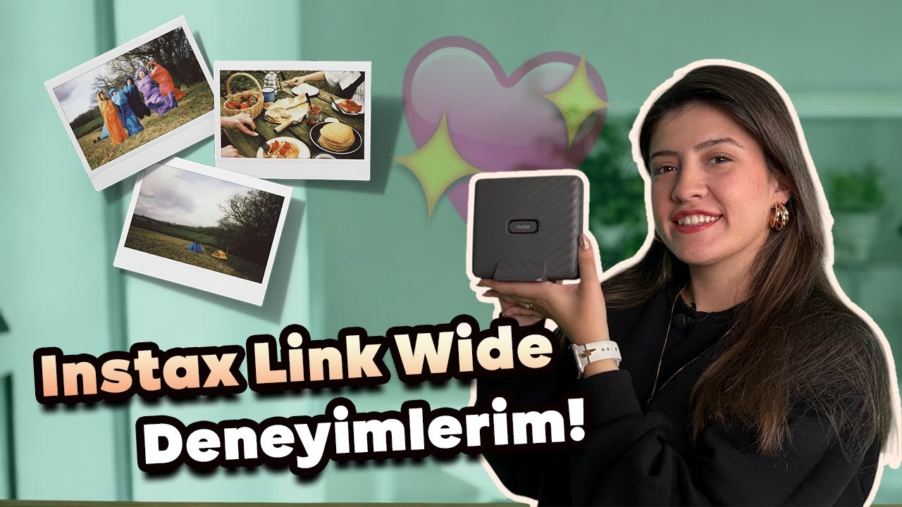 Tüm Fotoğraflarınızı 5 Saniyede Basın: instax Link Wide Mini Yazıcı