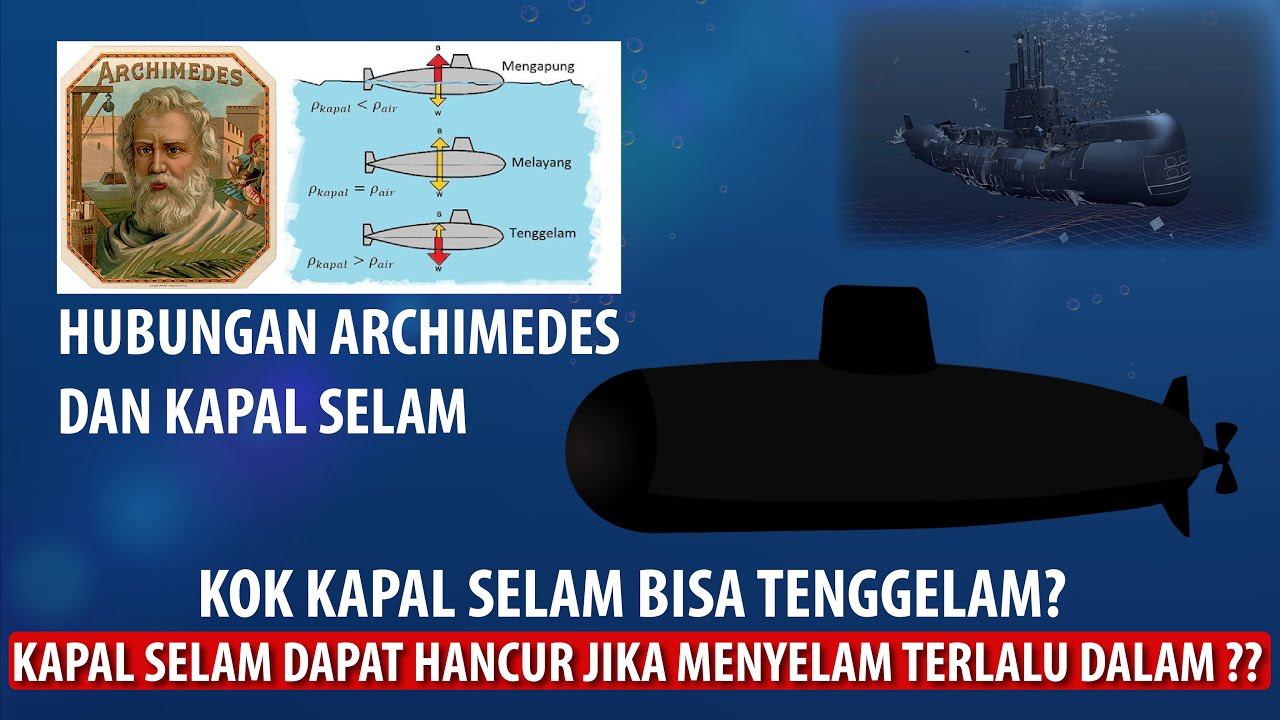CARA KERJA KAPAL SELAM ? | cara kapal selam tenggelam