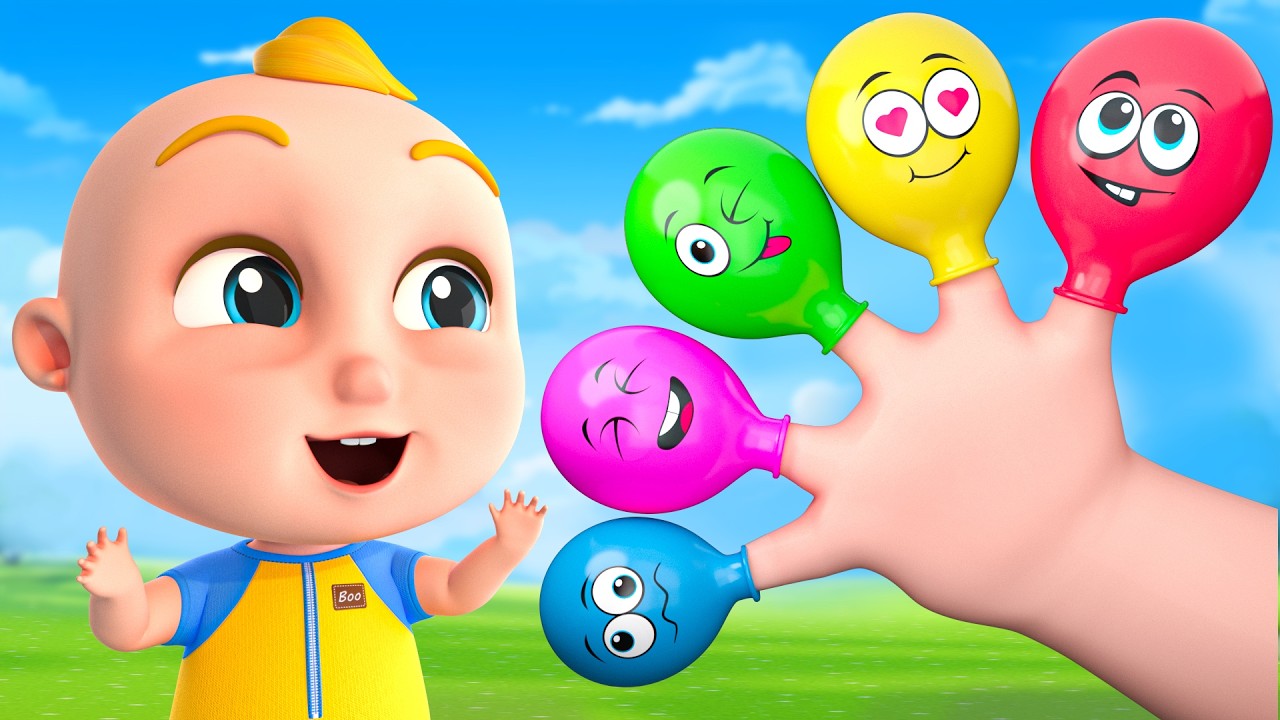 Finger Family Song | Balloon Finger Family + More Kids Song | Royal Kids Songs & Nursery Rhymes