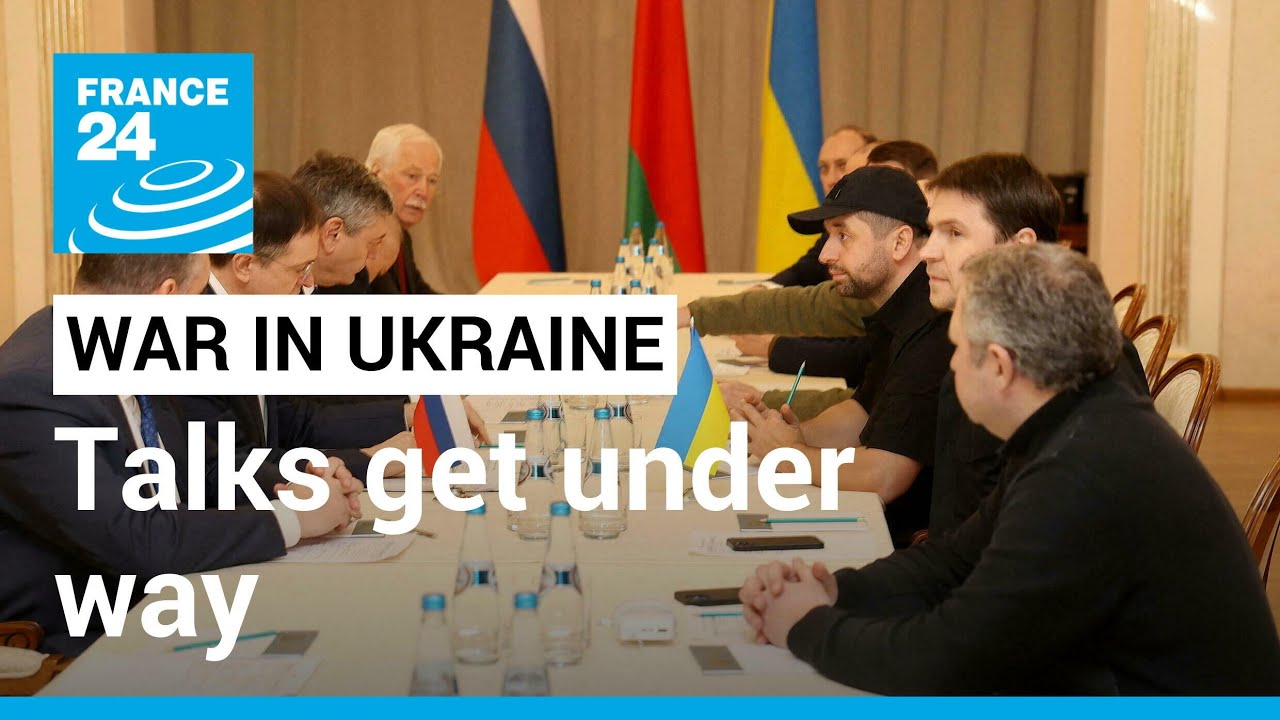 Ukraine-Russian talks get under way at Belarus border &bull; FRANCE 24 English