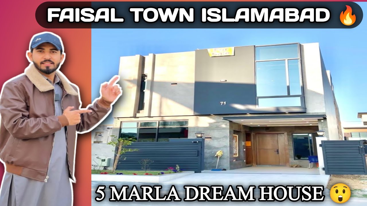 5 Marla Outstanding House For Sale | Faisal Town Islamabad | Premium Construction @waqasking3370 