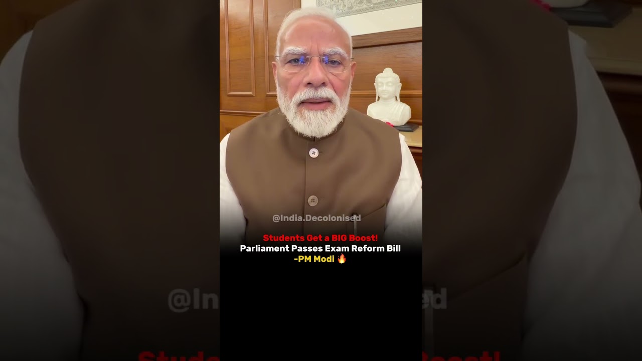 Students Get a BIG Boost! Parliament Passes Exam Reform Bill | PM Modi 🔥