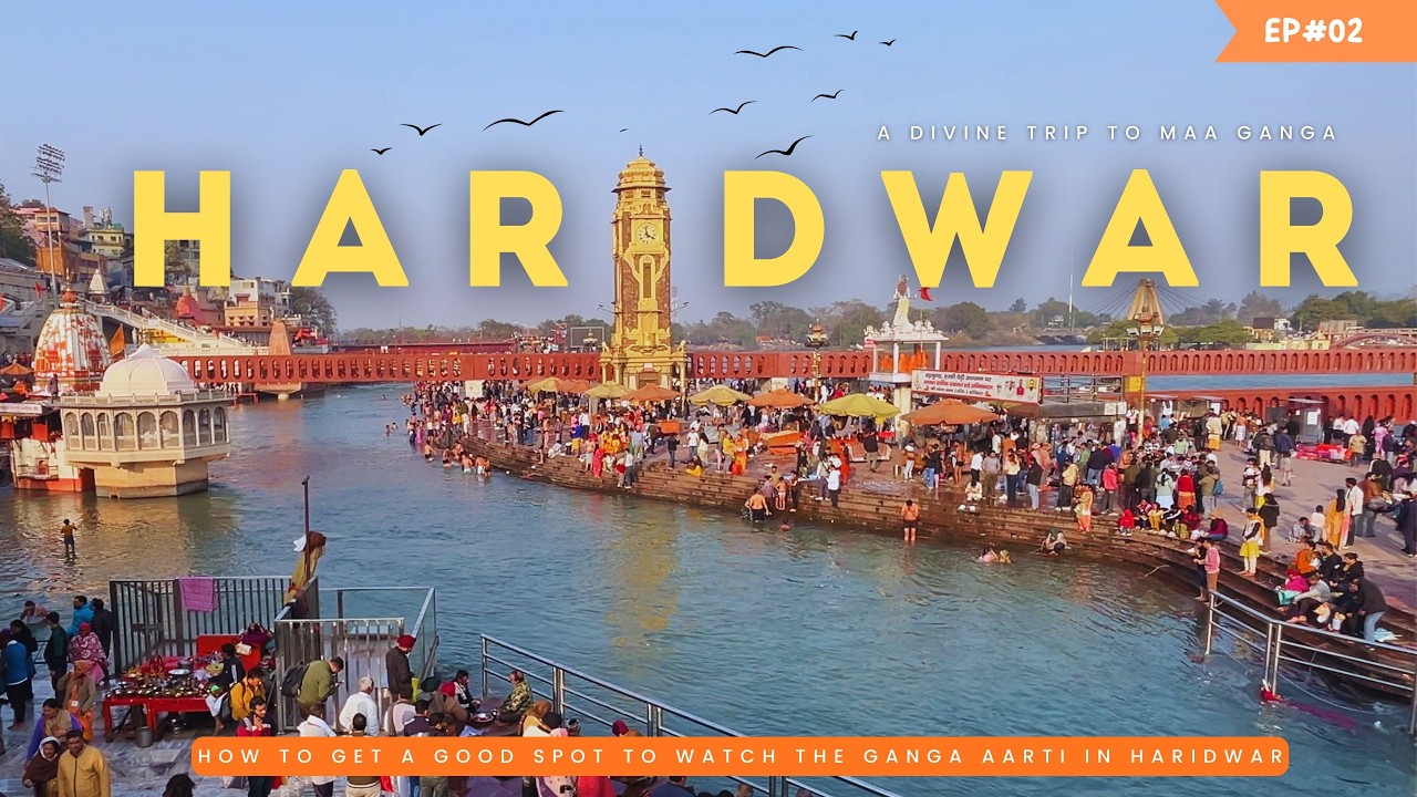 Haridwar Ganga Aarti Best Spot Kaise Mile? 😍 | Bheed Mein Front View Ka Secret Trick