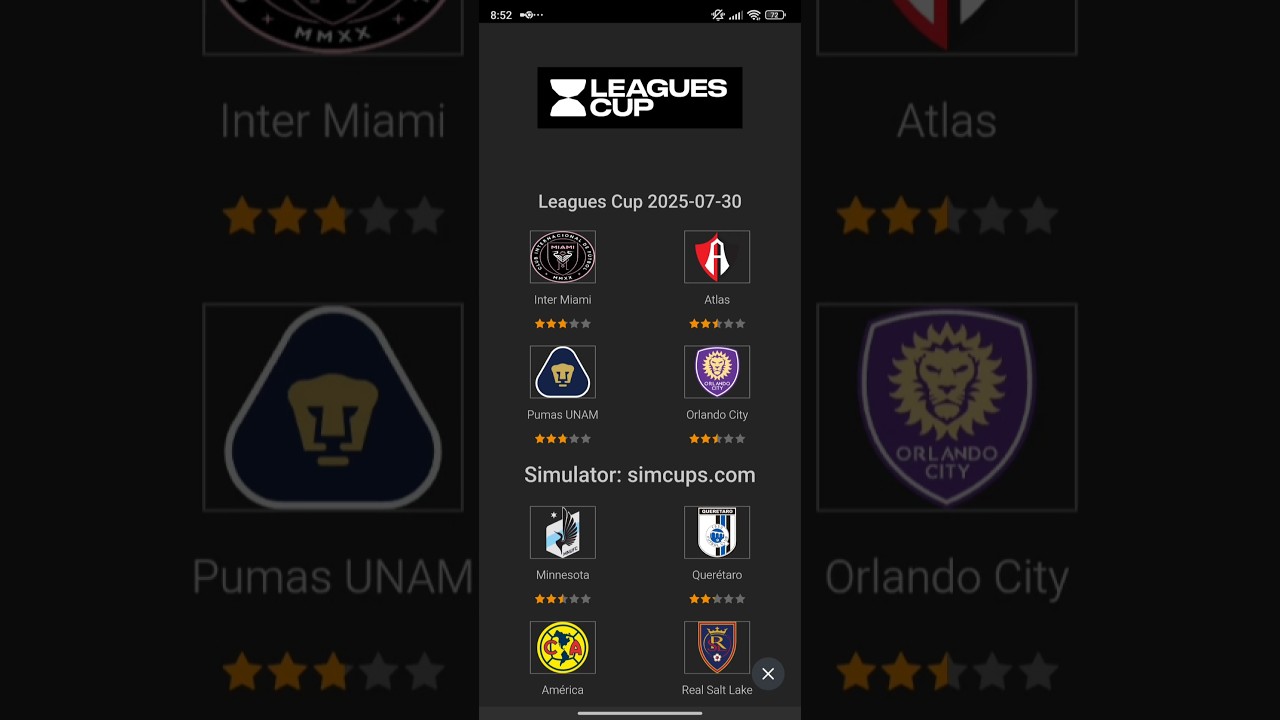 Leagues Cup 2025: Inter Miami & Messi Kickoff, Pumas UNAM's Big Win & Necaxa's Battle