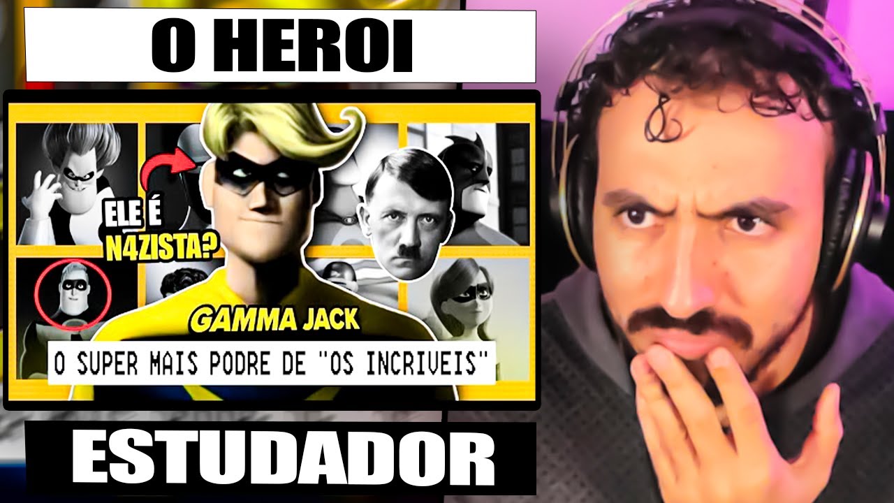 O HERÓI MAIS PODRE E VIOLENTO DA PIXAR! O PERIGOSO GAMMA JACK | Leozin React