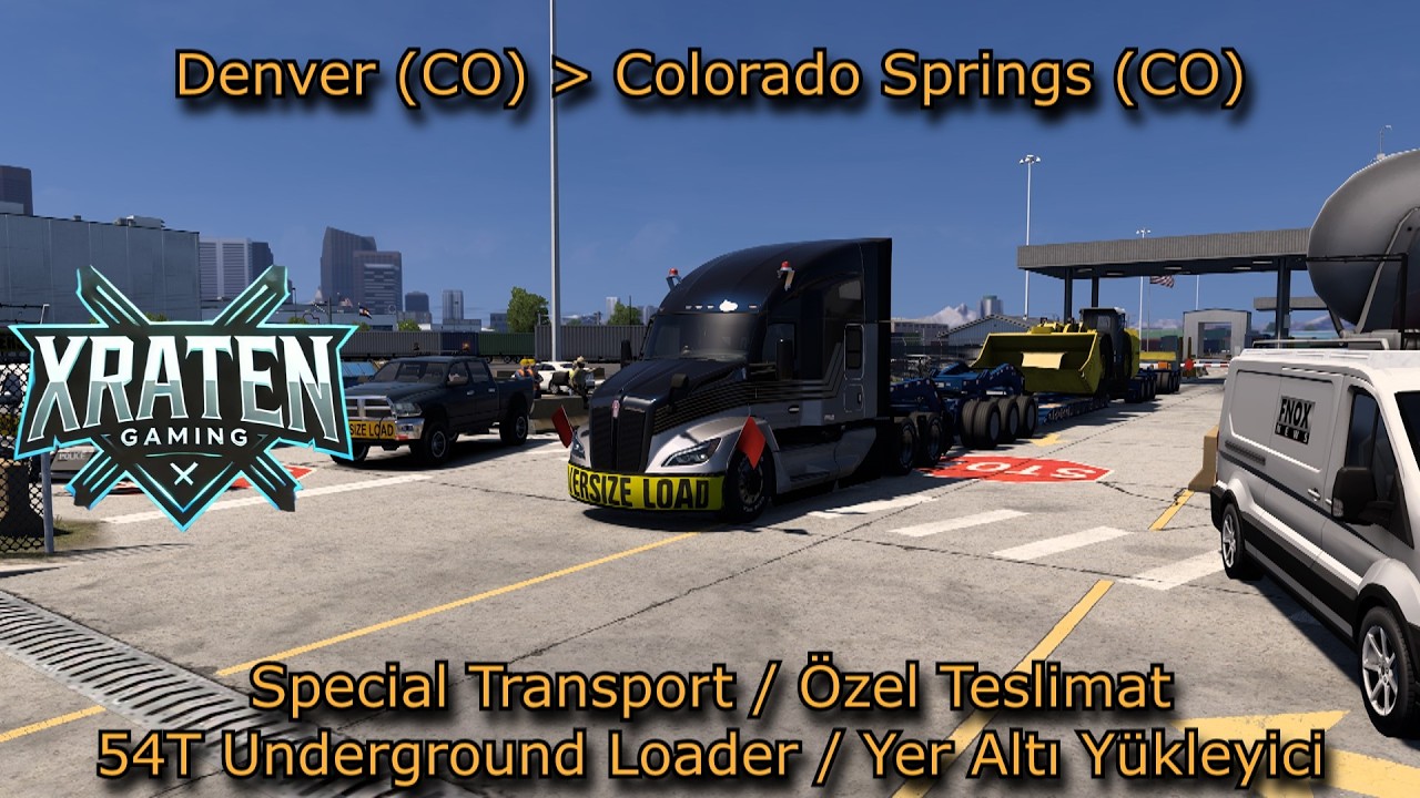 Underground Loader Delivery / Yer Altı Yükleyici Teslimatı / American Truck Simulator / Logitech G29