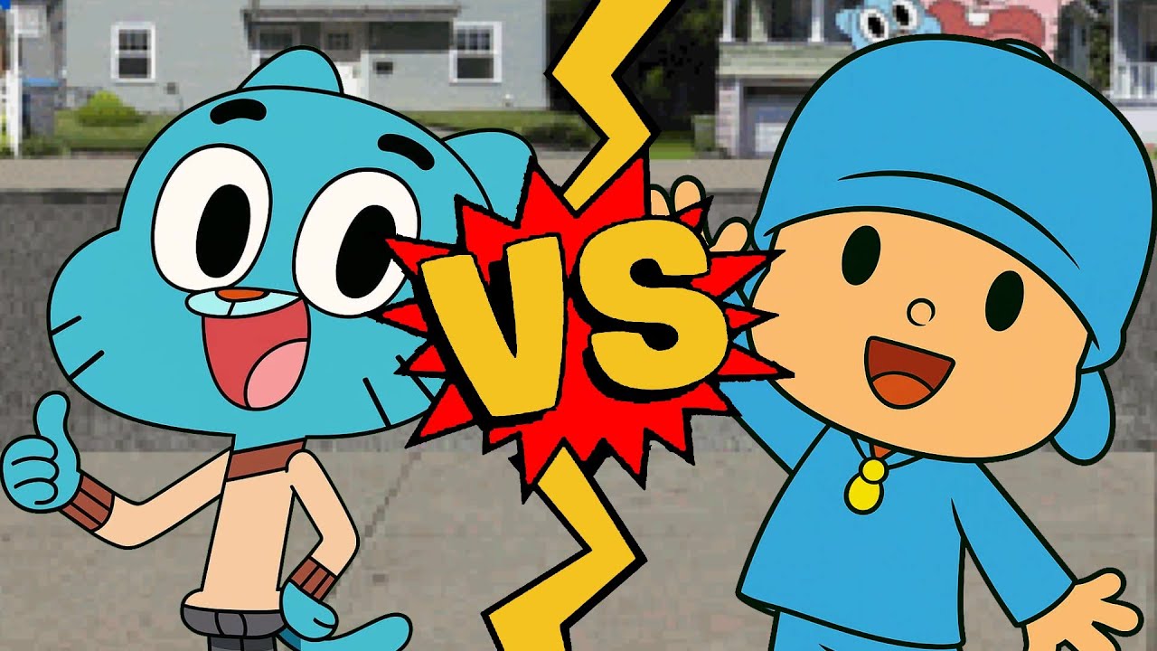 M.U.G.E.N Battles | Gumball vs Pocoyo | The Amazing World of Gumball vs Pocoyo