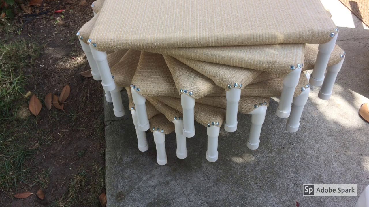 PVC Pipe Dog Beds Tutorial