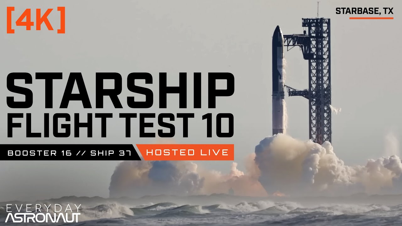 [SCRUBBED] Watch the largest and most powerful rocket launch live! Starship Flight 10