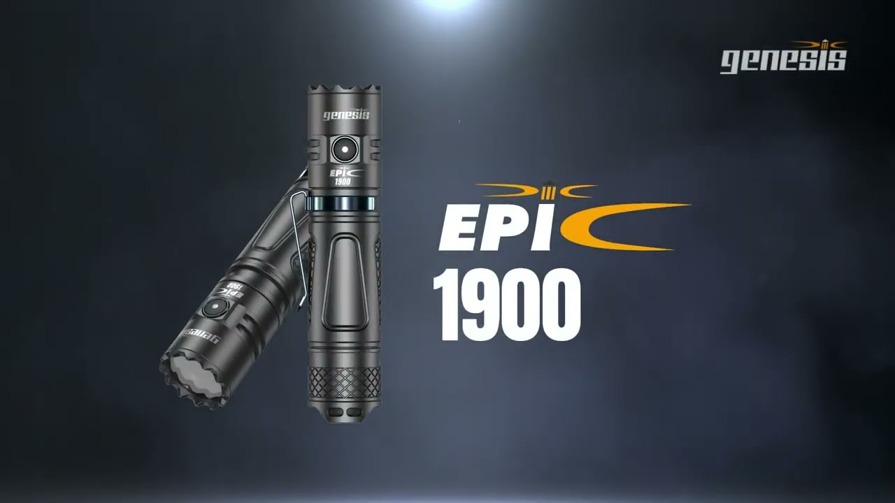 Genesis Epic Rechargeable 1900 Lumens Flashlight