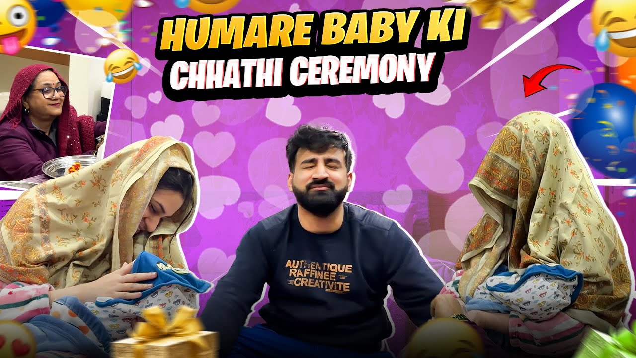 HUMARE BABY KI CHHATHI CEREMONY ❤️ || RajatSwatiVlogs 