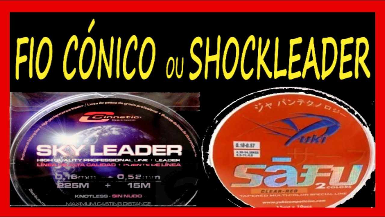 FIO CÓNICO vs SHOCKLEADER. " Arranque"- Surfcasting Portugal