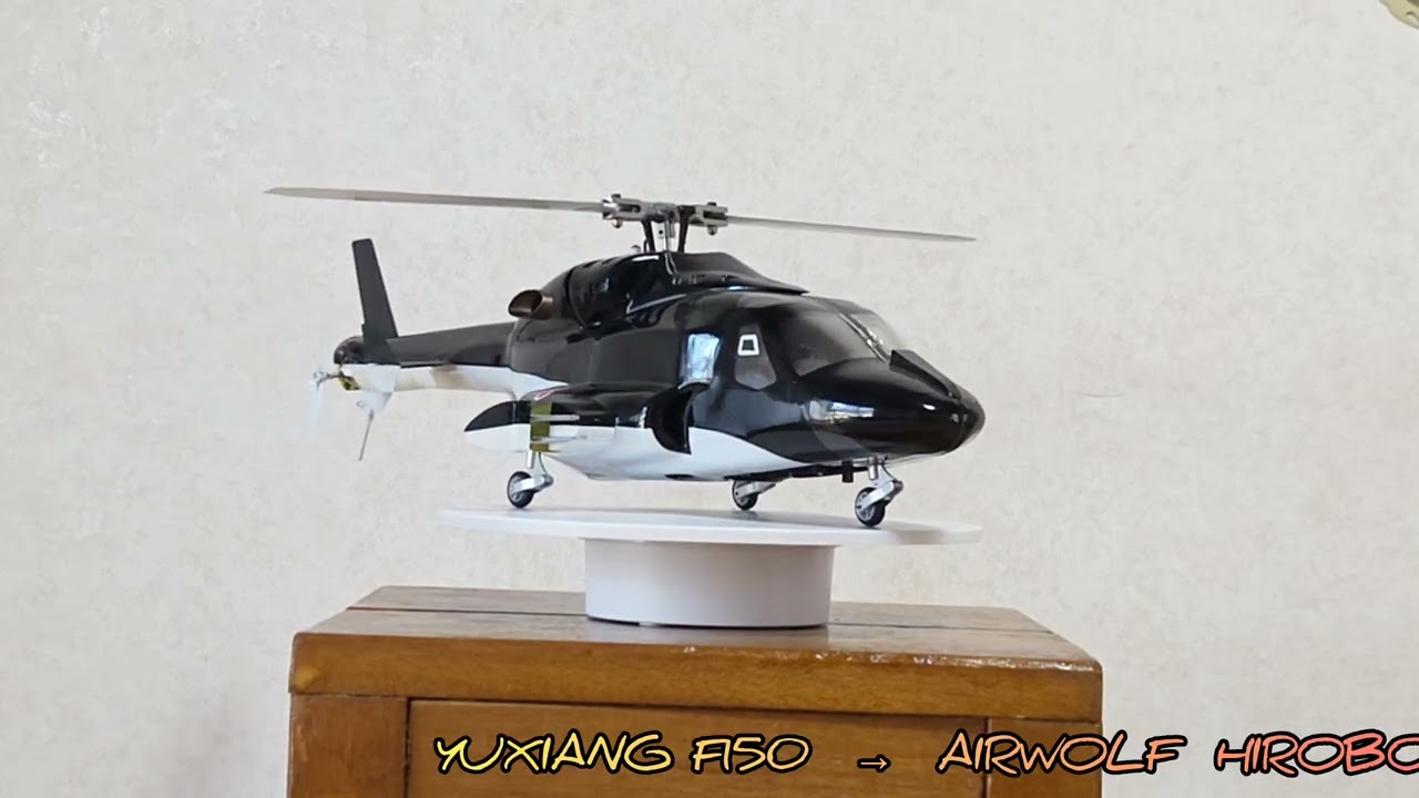 ラジコンヘリ RC Scale Helicoputer ∶ AIRWOLF  HIROBO with F150