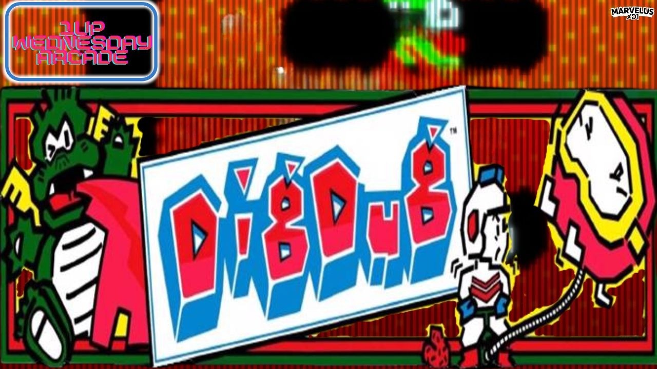 1UP Wednesday Arcade: Dig Dug Review/Gameplay | Pumping PURE Arcade Pooka Enemies NEVER Gets Old! 💣🐉