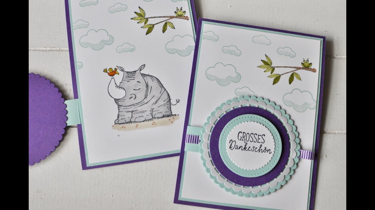 Karte mit Klappeffekt | Wild auf Grüße | Stampin' Up!