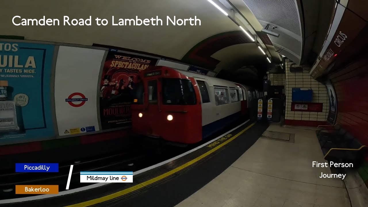 London Underground and Overground First Person Journey - Camden Road to Lambeth North