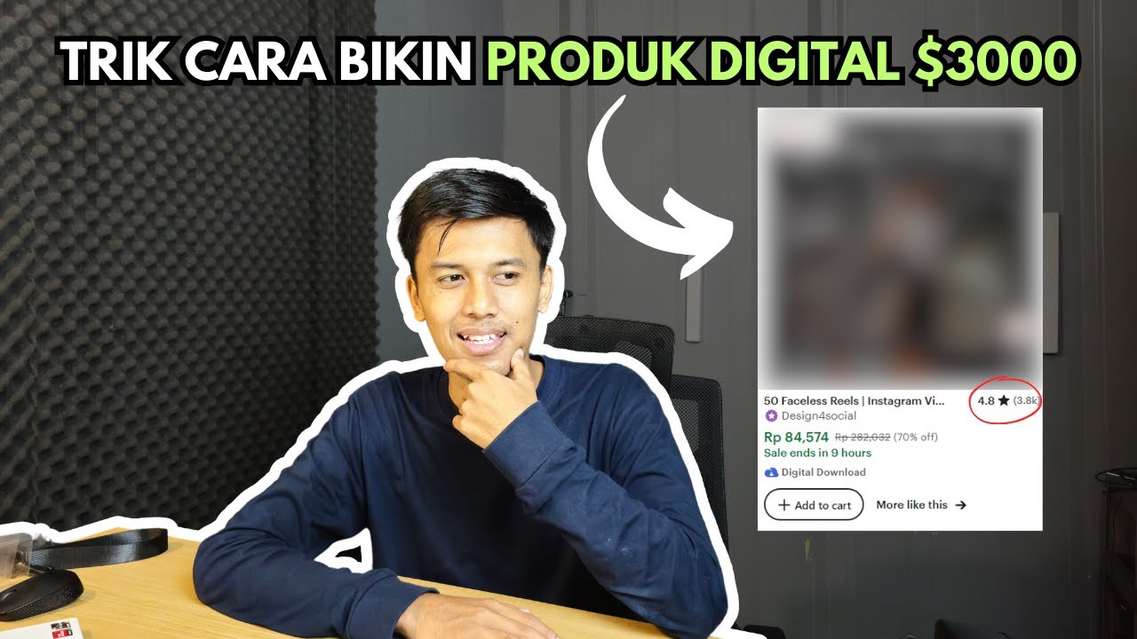 TEMBUS OMSET $3000 DARI JUAL PRODUK DIGITAL INI? LANGSUNG AJARIN GRATIS CARA BIKIN PRODUKNYA!