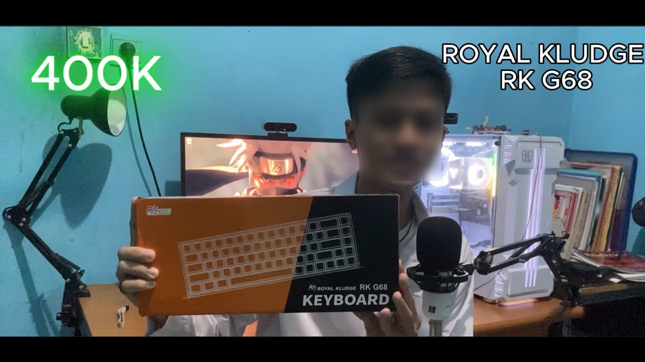 Unboxing + Review Keyboard 400K IDR | Royal Kludge RK G68(RK837)