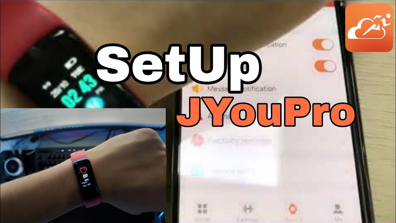 How To SetUp JYouPro Smart Watch App | How To Connect Jyou Pro Smart Watch App