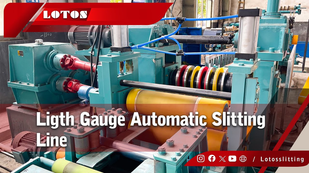 Ligth Gauge Coil Slitting Line | 3*1650MM Slitting Machine | Light Gauge Automatic Slitting Line