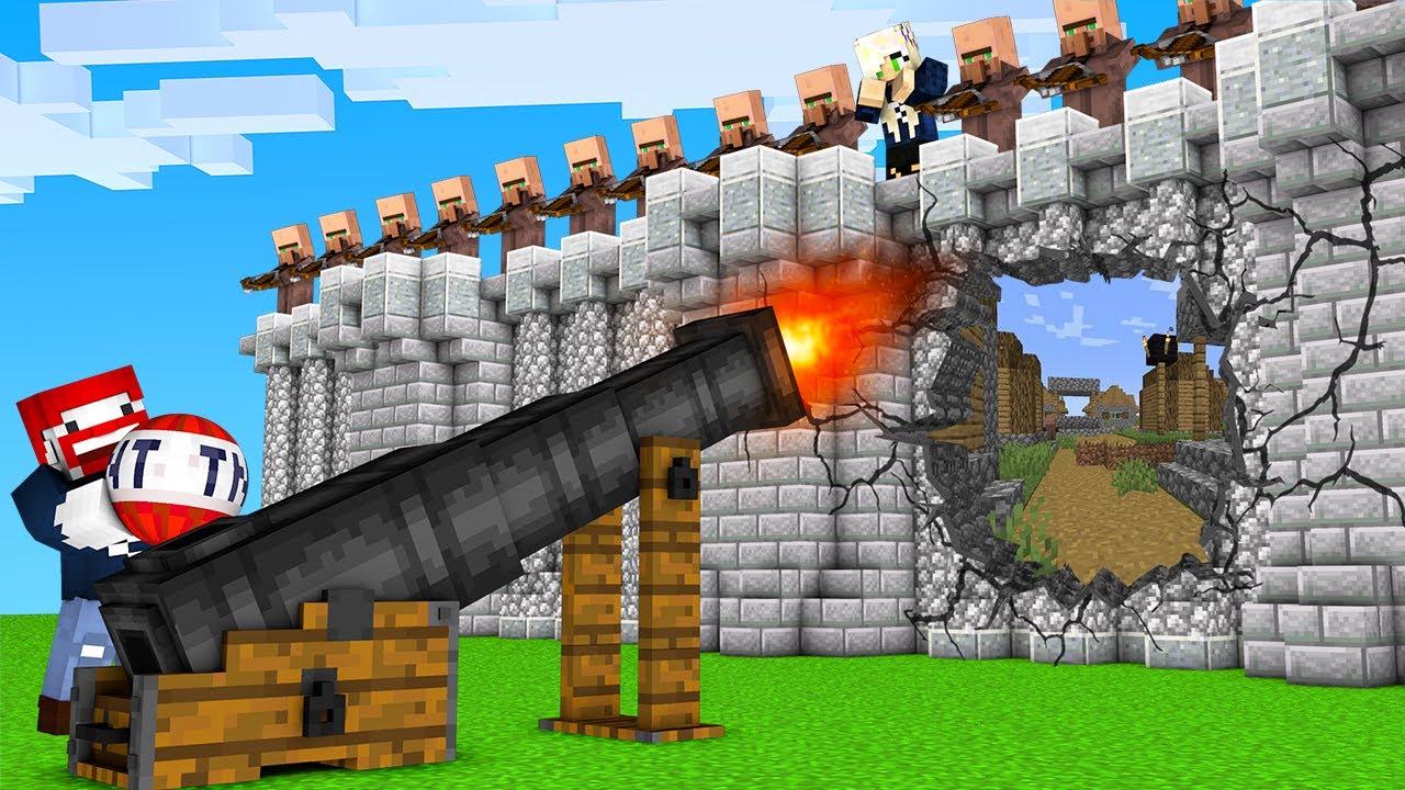 ICH BAUE DIE LÄNGSTE KANONE in MINECRAFT!