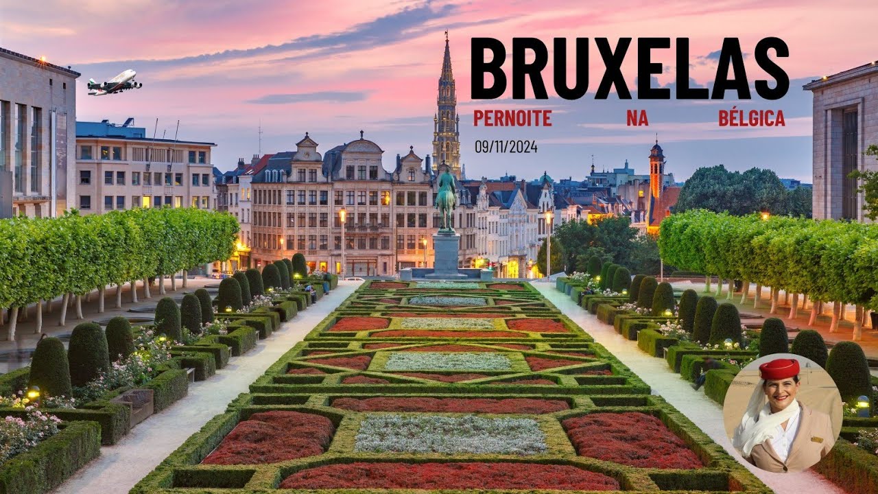 COMISSÁRIA DA EMIRATES - ROTINA DE PERNOITE- BRUXELAS- 09/11/2024