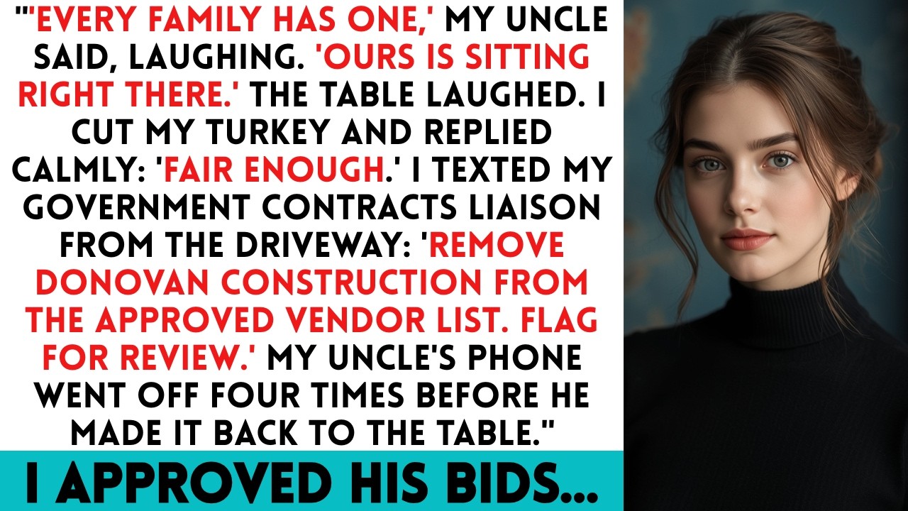 Uncle Called Me “Family Embarrassment” — Then His Firm Lost a $7.2M Federal Contract...