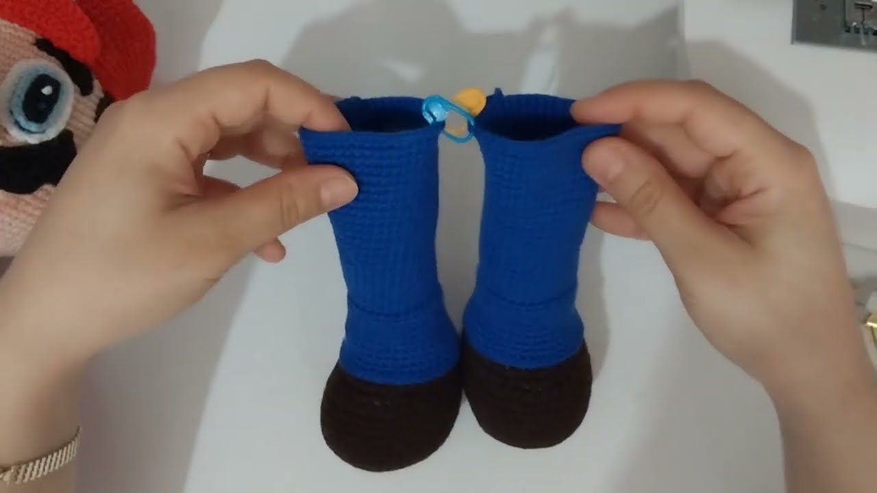 سوبر ماريو اميجرومي كروشيه جزء 3 باترون الجسم