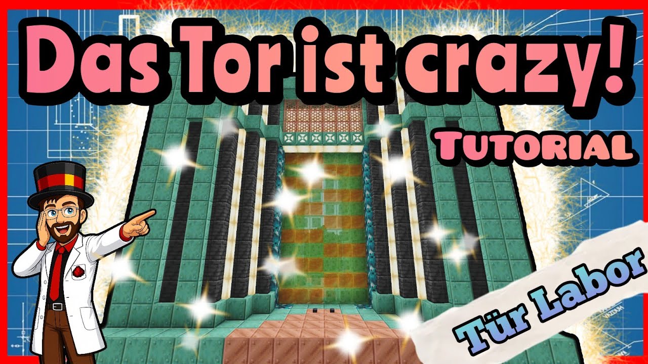 Diese Kolben-Tür ist crazy! ⭐⭐ – Bis 13 Blöcke hoch | Minecraft Bedrock 1.21 | Tür Labor 🔬