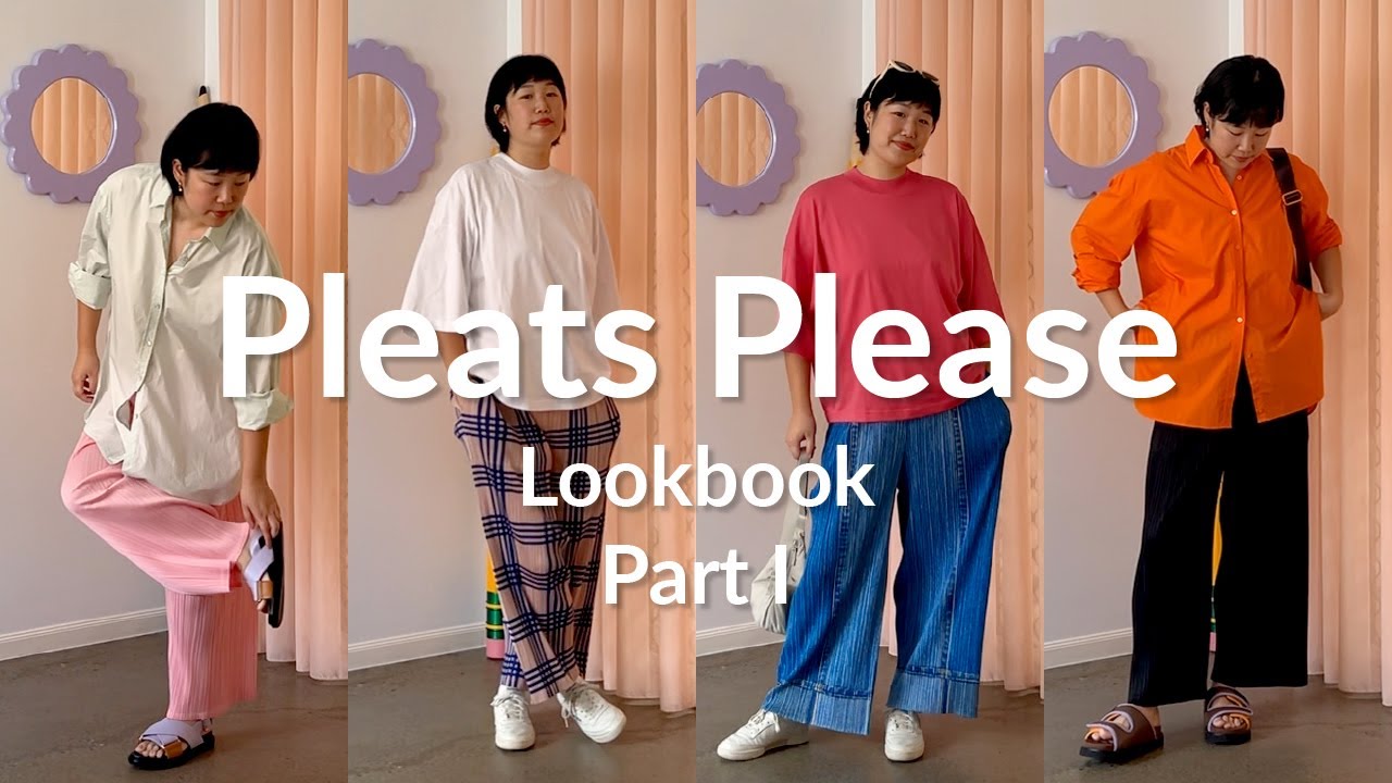 7 casual outfits in Pleats Please Issey Miyake PART I