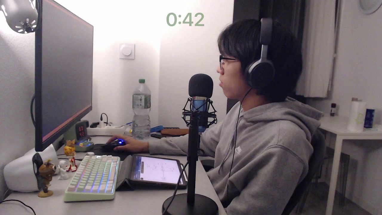 study with me live animedoro | 3 hours (40/20)