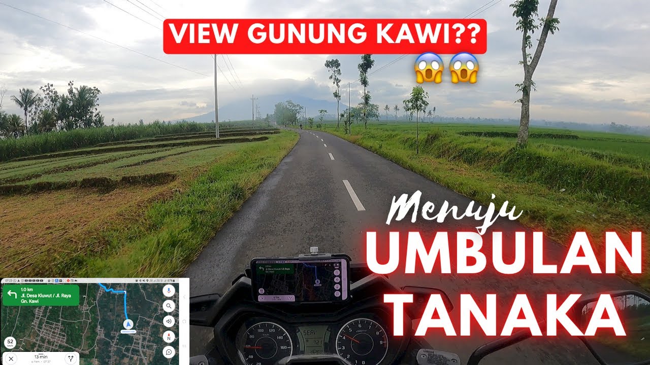 Jalur menuju WISATA UMBULAN TANAKA MALANG, view GUNUNG KAWI nih !!!