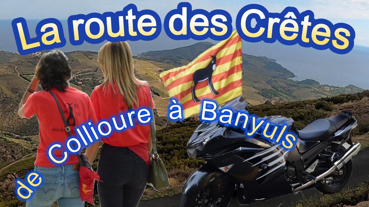Route des Crêtes de Collioure à Banyuls pour Vendanges en Fête #moto #banyuls #PO #crêtes #côte