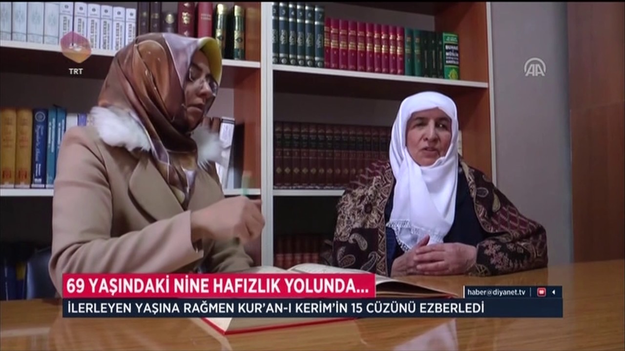 69 Yaşındaki Nine Hafızlık Yolunda